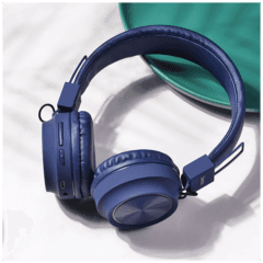 2 thumbnail image for HOCO W25 Promise Stereo slušalice, Bluetooth povezivanje, 300mAh, Mikrofon, Plave