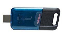 0 thumbnail image for KINGSTON USB flash memorija DataTraveler 80 M 128GB USB-C 3.2 flash DT80M/128GB crno-plavi