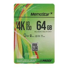 1 thumbnail image for MEMOSTAR Memorijska kartica Micro SD 64GB U3 V30