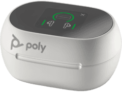 2 thumbnail image for Poly Voyager Free 60+ UC M Bežične slušalice za mobilni + BT700 USB-C Adapter + Touchscreen Charge Case, Bele