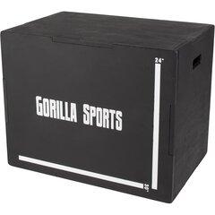 0 thumbnail image for GORILLA SPORTS Pliometrijska kutija ’’Plyo Box’’ crna
