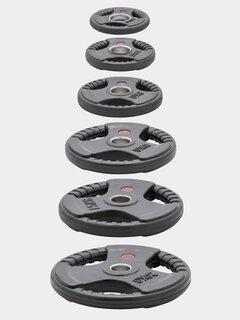 0 thumbnail image for ORION Olimpijski gumeni tegovi 3D - 2x2.5 kg crni