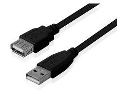 Slike FAST ASIA Kabl USB A - USB A M/F (produžni) 5m crni