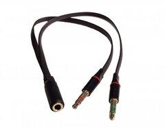 0 thumbnail image for GEMBIRD Adapter za slušalice Y tipa (ženski u muški adpter 2x3.5mm) CCA-418A 3.5mm