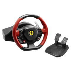 0 thumbnail image for THRUSTMASTER Set volan i pedale Ferrari 458 Spider Racing Wheel crveno-crni