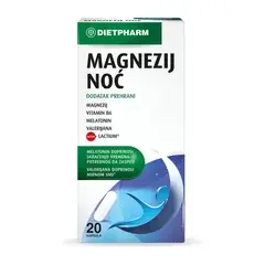 0 thumbnail image for DIETPHARM Kompleks sa magnezijumom, melatonimom, valerijanom i vitaminom B6 10 kapsula 112455