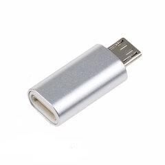 Adapter mikro USB na Tip C sivi