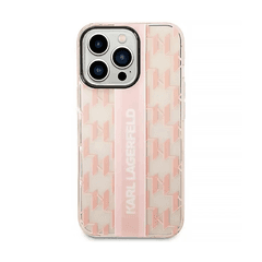 KARL LAGERFELD Maska za telefon Hc Mono Vertical Stripe iPhone 14 Pro Max 6.7 roze