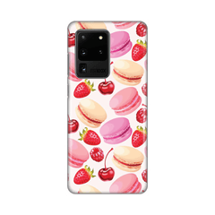Slike Maska Silikonska Print za Samsung G988F Galaxy S20 Ultra Macaroons And Fruits