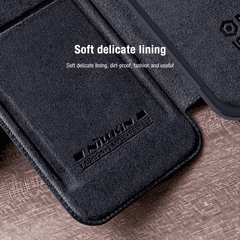 9 thumbnail image for NILLKIN Futrola za iPhone 14 Pro Max 6.7 Qin Pro Leather crvena