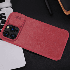 10 thumbnail image for NILLKIN Futrola za iPhone 14 Pro Max 6.7 Qin Pro Leather crvena