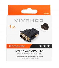 1 thumbnail image for VIVANCO Adapter HDMI/DVI-D F/M B