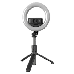 XWAVE Selfi štap RBT-40 LED svetlo BT prijemnik crni