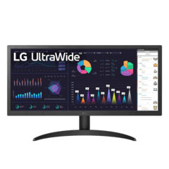 LG 26WQ500-B Monitor, 26", 2560 x 1080, Ultrawide, Crni