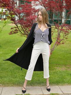 1 thumbnail image for ORANGE Ženske letnje pantalone bele