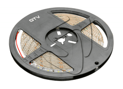 Slike GTV LED traka 2835 60 LEDs/m 3200k 6.0 w/m 700 lm/m 12vdc ip65 8 mm 5 m bela