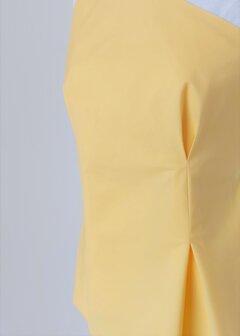 1 thumbnail image for PAMUKLIK Ženska asimetrična bluza na jedno rame sa otvorenom faltom STELLA žuta