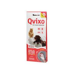 0 thumbnail image for QVIXO Rukavica za čišćenje dlaka crveno-bela