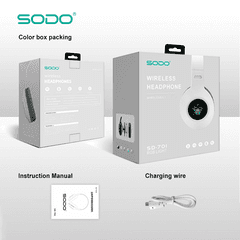 3 thumbnail image for SODO Bluetooth slušalice SD-701 bele