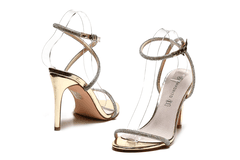 1 thumbnail image for SAFRAN Ženske sandale na štiklu LS022331GLD zlatne
