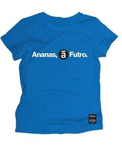 ANANAS x FUTRO Ženska majica Ananas a Futro plava