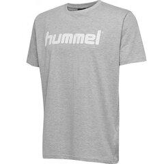 1 thumbnail image for HUMMEL Majica za dečake Hmlgo Kids Cotton Logo T-shirt s/s siva