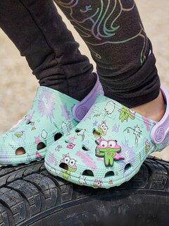 Slike COQUI Papuče za devojčice LITTLE FROG Clogs plave