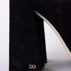 Slike DOLCE & GABBANA Ženske kratke čizme sa zanimljivom štiklom crne