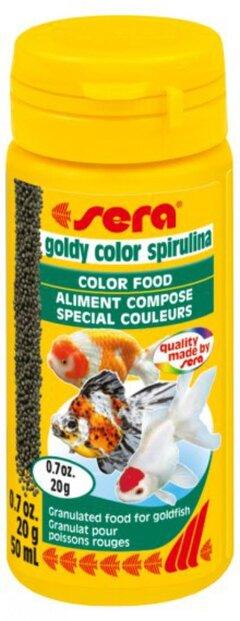 1 thumbnail image for SERA Hrana za ribice Goldy Color Spirulina Nature 50ml