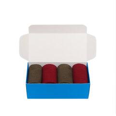 Slike BOX SOCKS Čarape za dečake 4/1 crvene i braon