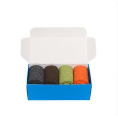 3 thumbnail image for BOX SOCKS Čarape za dečake 4/1 tamnosive, braon, zelene i narandžaste