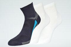 GERBI Sportske čarape Athletic 3/1 art.251 42-44 M4 teget i bele
