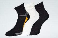 GERBI Sportske čarape Athletic 3/1 art.251 42-44 M5 crne i bele