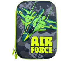 0 thumbnail image for SCOOL Prazna pernica za dečake Air Force 3D Eva SC2212 sivo-zeleni