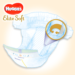 2 thumbnail image for Huggies Elite Soft Pelene, Jumbo 4, 8-14 kg, 33/1
