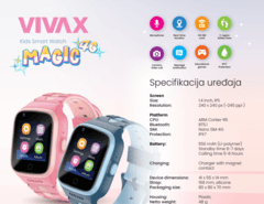 1 thumbnail image for VIVAX KIDS 4G MAGIC Pametni sat, Roze