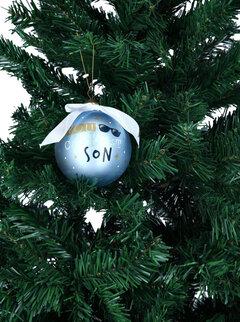 1 thumbnail image for POLIMONT Staklena novogodišnja kugla sa porukom u gift pakovanju 10cm You Are The Coolest Son