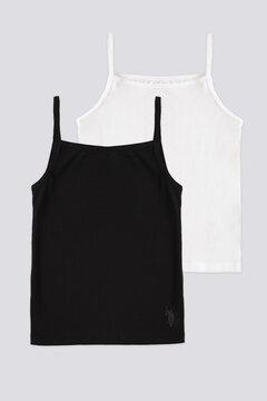 0 thumbnail image for U.S. Polo Assn. Set majica za devojčice US1672, 2 komada, Crna i bela