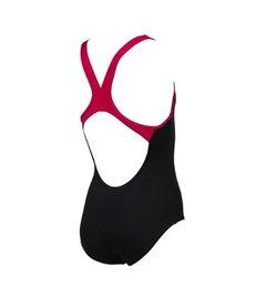 Slike ARENA Jednodelni kupaći kostim za devojčice Biglogo pro back 001332-595 crno-roze