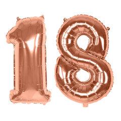 1 thumbnail image for PARTY Balon broj 18 60cm UNL-1464 roze-zlatni
