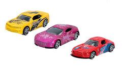 SPEED & GO Set sportskih automobilčića žuti-roze-crveni