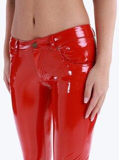 FRANKIE MORELLO Ženske pantalone crvene