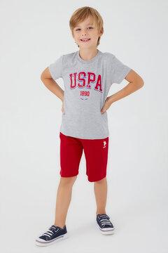 1 thumbnail image for U.S. POLO ASSN. Komplet šorc i majica za dečake US1351-4 crveno-sivi