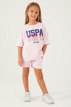 1 thumbnail image for U.S. POLO ASSN. Komplet šorc i majica za devojčice US1405-G roze