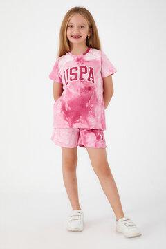 2 thumbnail image for U.S. POLO ASSN. Komplet šorc i majica za devojčice US1422-4 roze