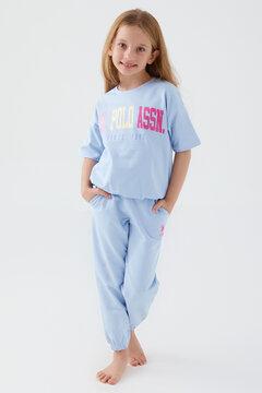 1 thumbnail image for U.S. POLO ASSN. Pidžama za devojčice US1418-G plava