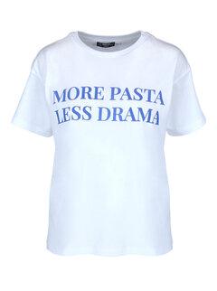 Slike Ženska majica na kratke rukave More Pasta Less Drama