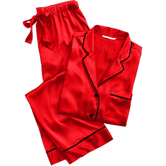 1 thumbnail image for Ženska pidžama Basic crvena