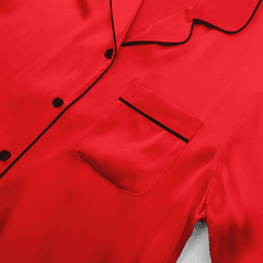2 thumbnail image for Ženska pidžama Basic crvena