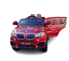 4 thumbnail image for STIV Dečiji auto na akumulator BMW X5 RD 500, DVD ekran, Crveni